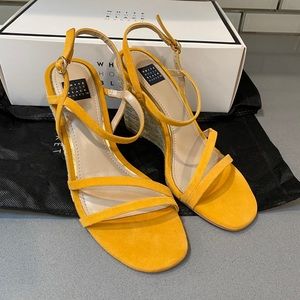 White House Black Market Delilah Wedge Sandals